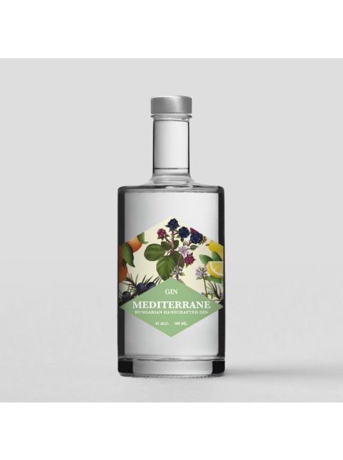 GONG Mediterrane Dry Gin 41% 500 ml